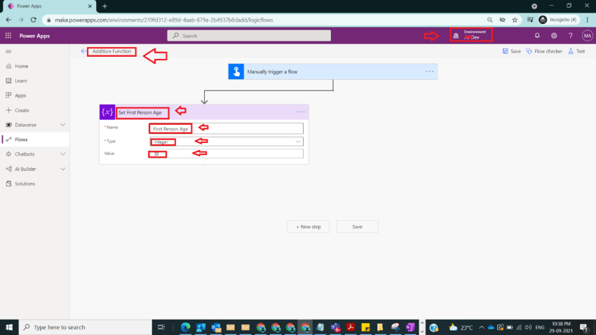 Usage of Addition Function in Power Automate